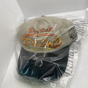 Vintage 90s Rare Mountain Dew Do The Dew Beige Mens Hat